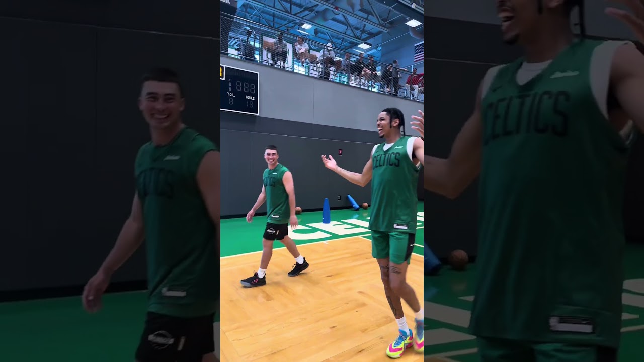 Starting training camp off right 😂 #nba #celtics #shorts