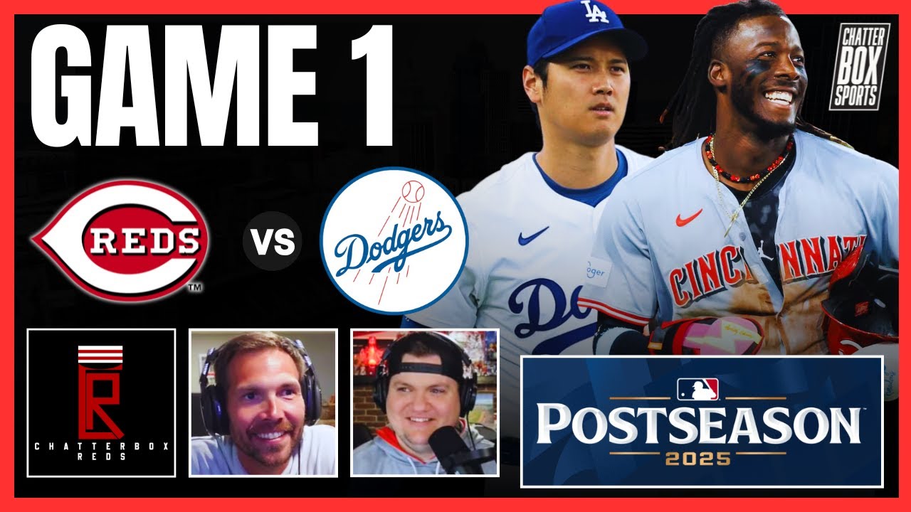 Cincinnati Reds at Los Angeles Dodgers FULL GAME MLB Playoffs LIVE Stream, Reaction, Scoreboard