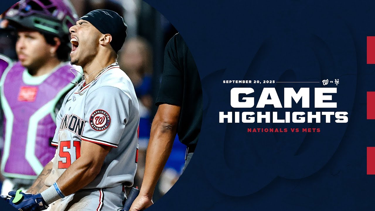 Nationals vs. Mets Game Highlights (9/20/25) | MLB Highlights