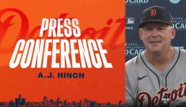 Postseason Press Conference: A.J. Hinch on Skubal's Dominant Start, Tigers Game 1 Win | 9/30/25