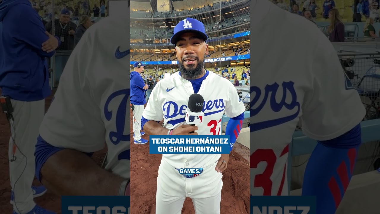 Teoscar Hernández and the Dodgers get their first W of the 2025 #Postseason