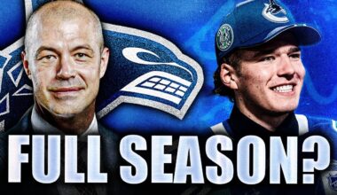 HUGE CANUCKS UPDATE: BRAEDEN COOTES PLAYING ALL SEASON FOR VANCOUVER?