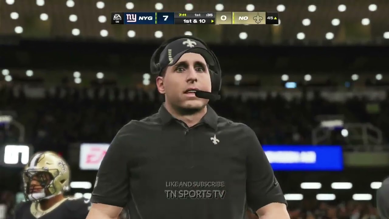 New York Giants vs. New Orleans Saints | NFL Regular Season | Week 5 | Madden NFL Prediction