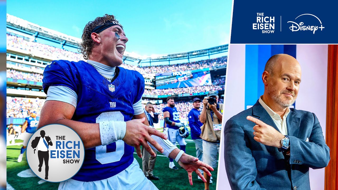 Rich Eisen Reacts to Rookie QB Jaxson Dart Putting a Big Charge into the New York Giants’ Season