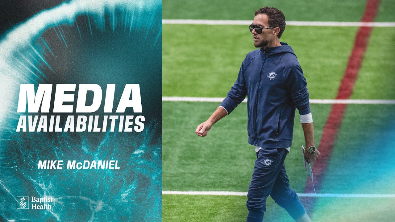 Coach McDaniel meets with the media | Miami Dolphins