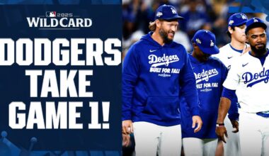 FINAL 3 OUTS: The Dodgers take Game 1 of the NL Wild Card Series vs. the Reds! 🫡
