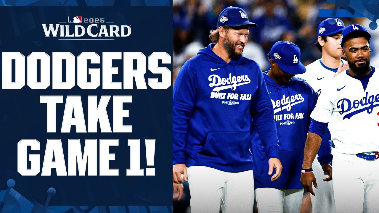 FINAL 3 OUTS: The Dodgers take Game 1 of the NL Wild Card Series vs. the Reds! 🫡