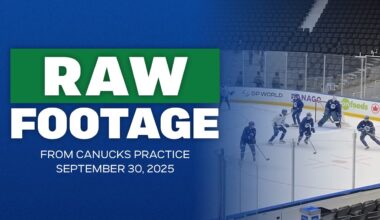 Raw Footage: Canucks practice at Rogers Arena - Sep. 30, 2025