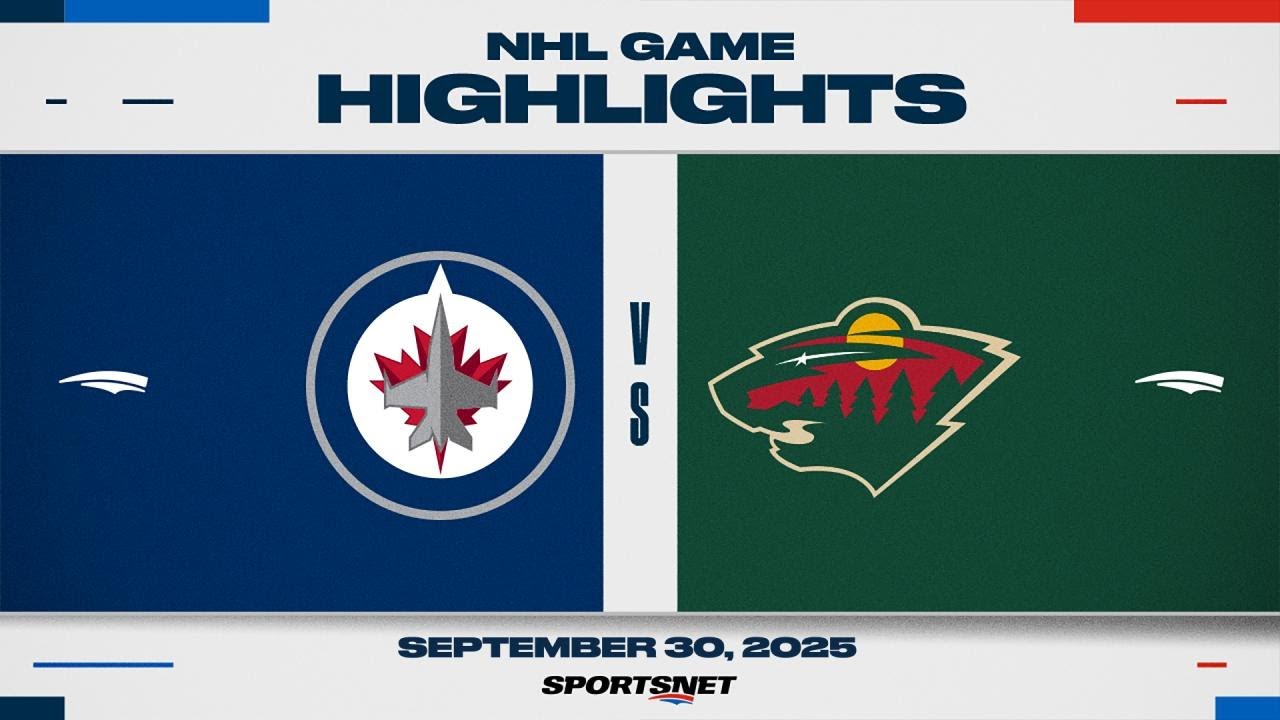 NHL Preseason Highlights | Jets vs. Wild - September 30, 2025