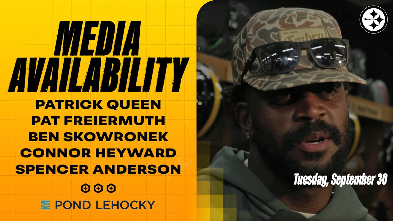 Player Media Availability (Sept. 30) | Pittsburgh Steelers