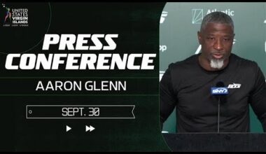 Aaron Glenn Press Conference (9/30) | New York Jets
