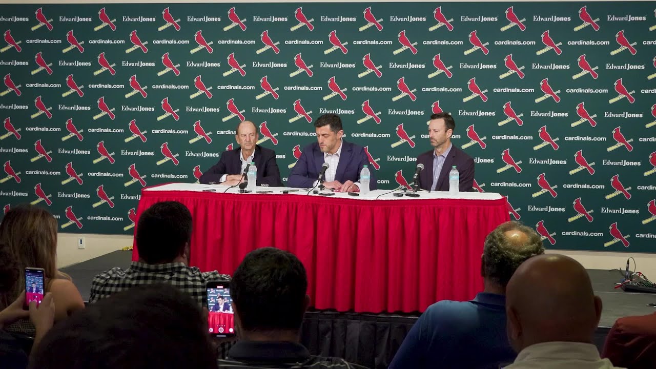 St. Louis Cardinals Chaim Bloom is introduced
