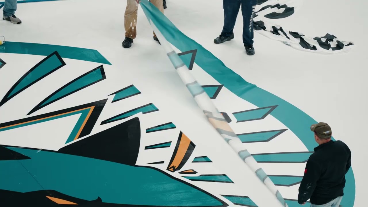 Sharks New Center Ice Logo