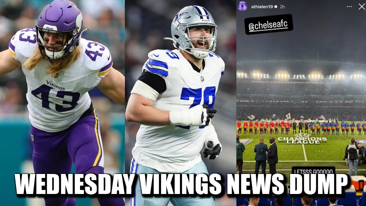 Minnesota Vikings News Dump (10.1.2025) | AVG Out, Tackle Signed, Vikes in London