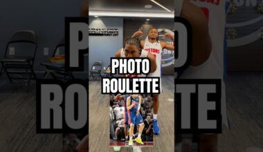 Pose, pose, photo shoot, pose 📸 #nba #detroitpistons