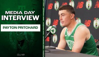 Payton Pritchard Not Worried About STARTING for Celtics | Media Day 2025