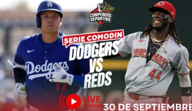 🔴 LOS ANGELES DODGERS VS CINCINNATI REDS💥 EN VIVO LUNES 30 SEPTIEMBRE / SERIE COMODÍN