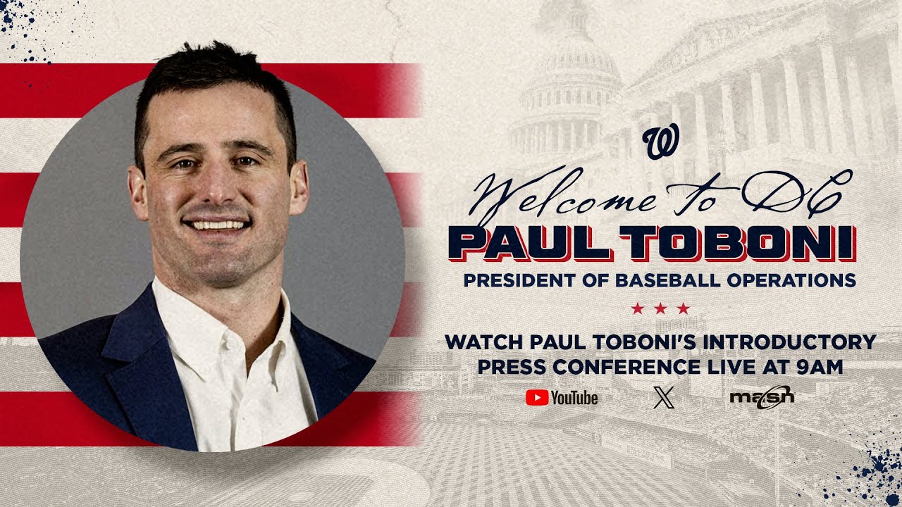 Paul Toboni Introductory Press Conference | Washington Nationals | President of Baseball Operations