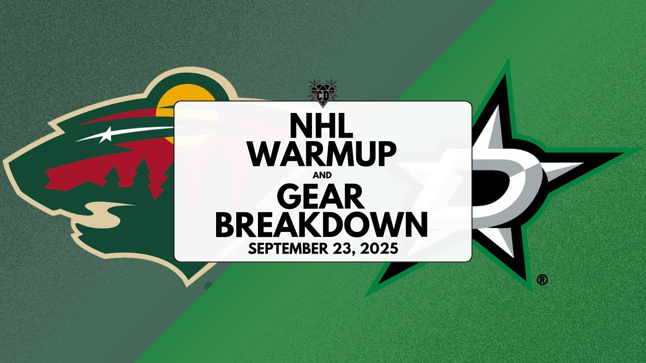 NHL Preseaon Warmup & Gear Breakdown | Dallas Stars & St. Louis Blues