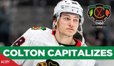 Colton Dach IMPRESSES with goal in Hawks' loss to the Red Wings | CHGO Blackhawks POSTGAME Podcast