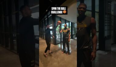 Luka, Austin, Rui & the Lakers take on the Spin the Ball Challenge