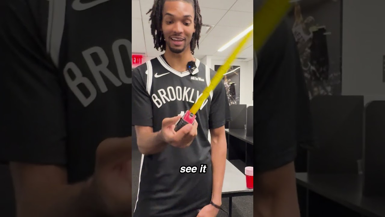 had to zoom out just a lil bit for CT’s attempt 😂 #games #brooklynnets #shorts