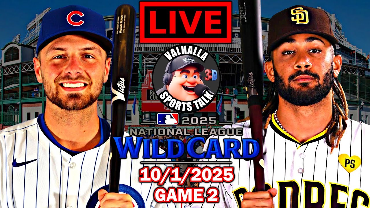 San Diego Padres vs Chicago Cubs ⚾ MLB Baseball 🟢 MLB Play By Play LIVE STREAM in 3D.