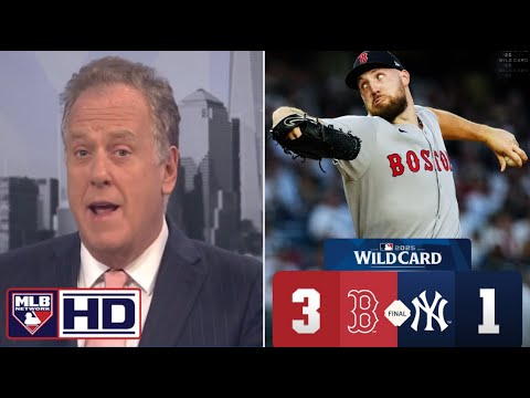 MLB Network | Michael Kay GOES CRAZY on New York Yankees lose to Red Sox 3-1 in Game 1 AL Wild Card