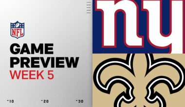 New York Giants vs New Orleans Saints | Week 5 Game Preview