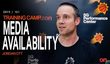 Jordan Ott Media Availability | Phoenix Suns Training Camp Day 6