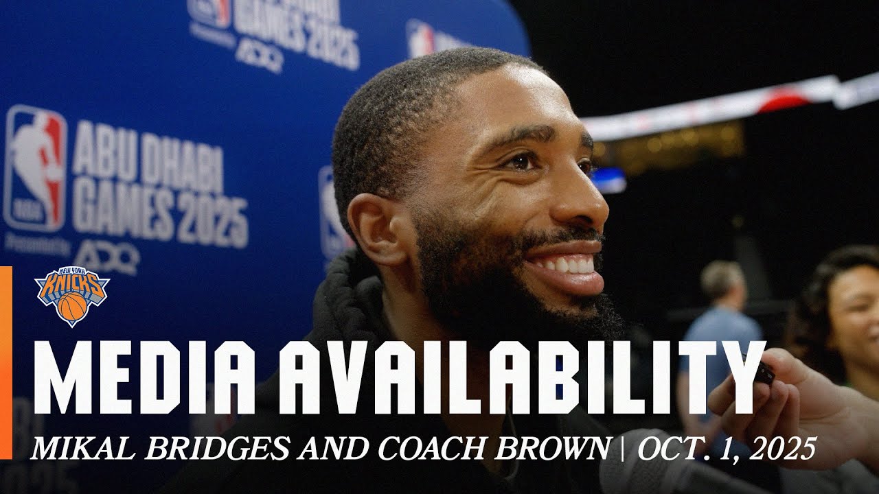 Mikal Bridges and Coach Mike Brown Post Practice Media | October 1, 2025