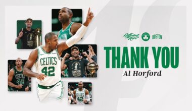 Thank you, Al Horford ☘️🏆
