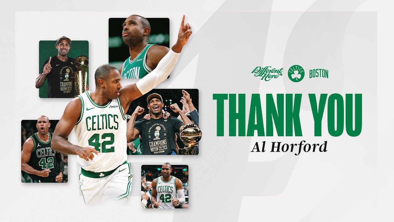 Thank you, Al Horford ☘️🏆