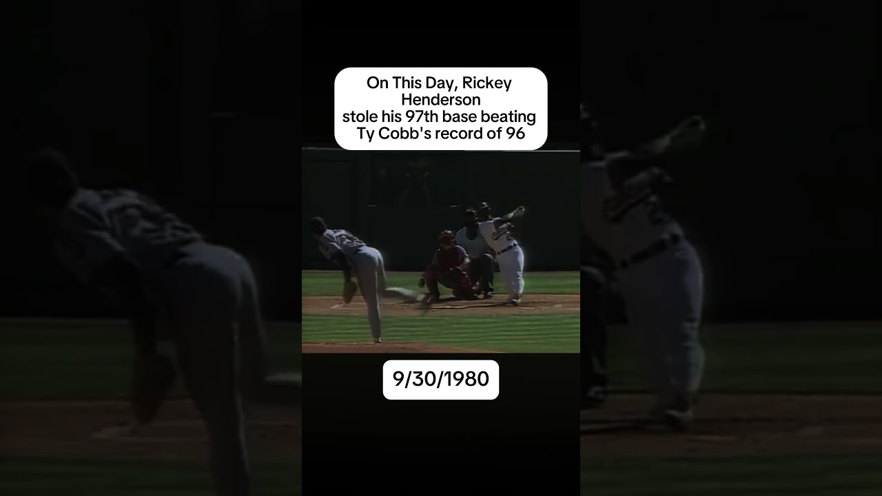 Rickey Henderson #shorts #jersey #autograph #oakland #athletics #rickeyhenderson #onthisday #otd