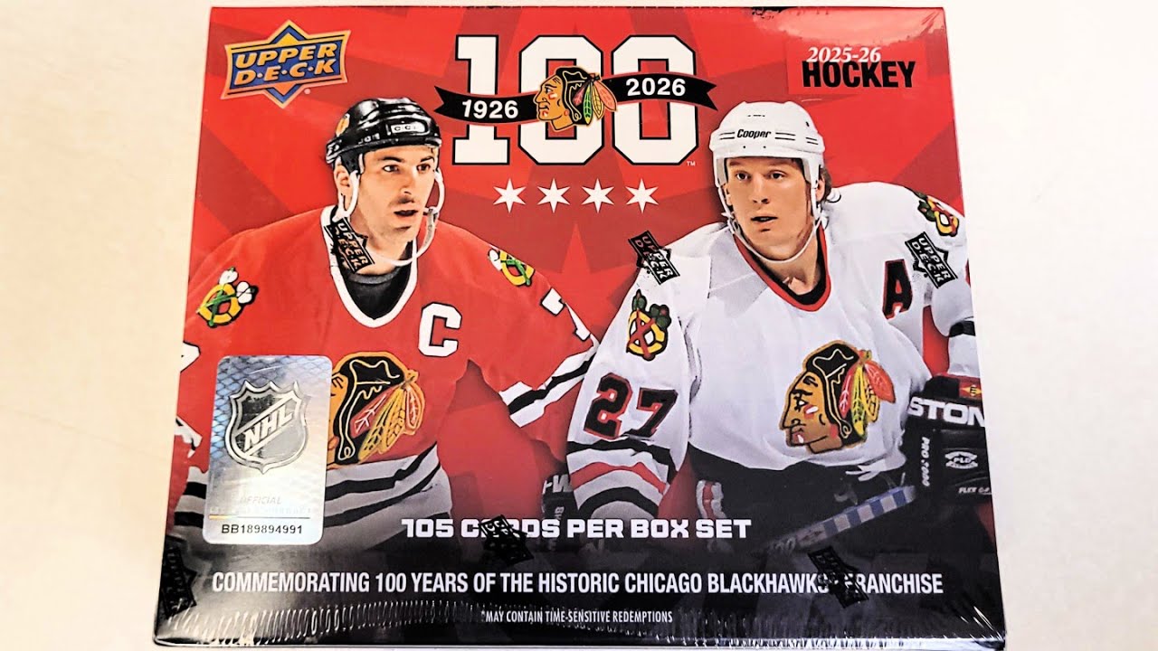 2024-25 Upper Deck Chicago Blackhawks Centennial Box Set x2 Break