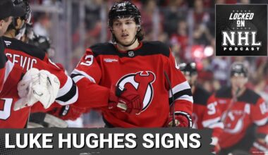 Luke Hughes Signs MONSTER Extension With New Jersey Devils