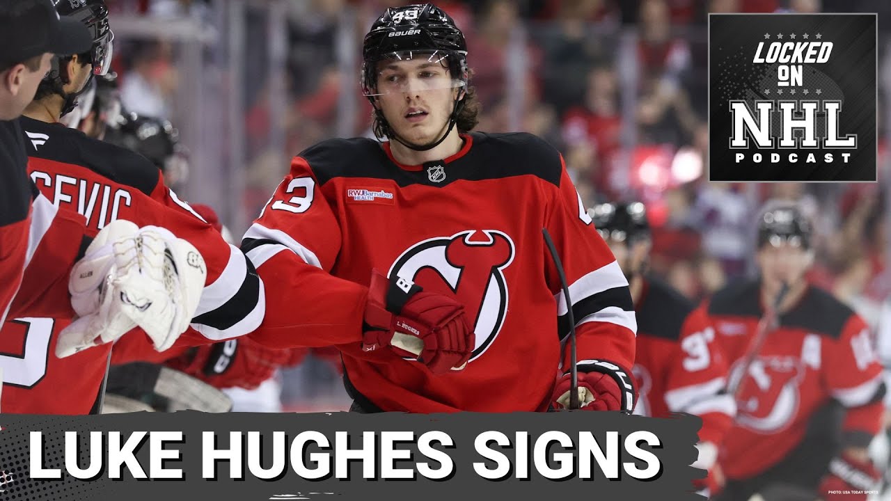 Luke Hughes Signs MONSTER Extension With New Jersey Devils