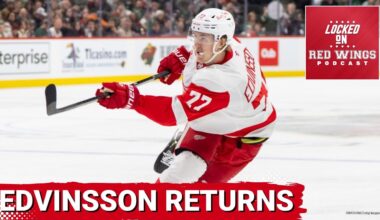 Simon Edvinsson returns to the lineup | Detroit Red Wings make more cuts