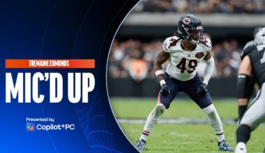 Tremaine Edmunds | Mic'd Up | Chicago Bears
