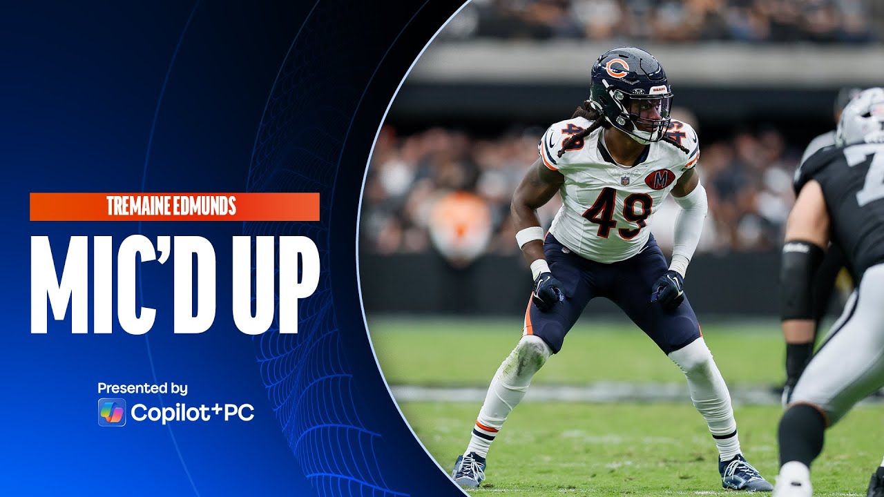 Tremaine Edmunds | Mic'd Up | Chicago Bears