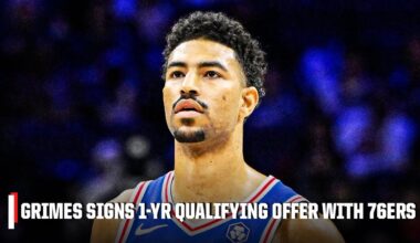 Quentin Grimes signs 1-year qualifying offer with 76ers 👀 Bobby Marks reacts to deal | NBA on ESPN