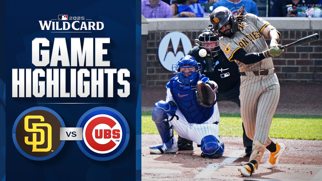 Padres vs. Cubs NL Wild Card Game 2 Highlights (10/01/25) | MLB Highlights