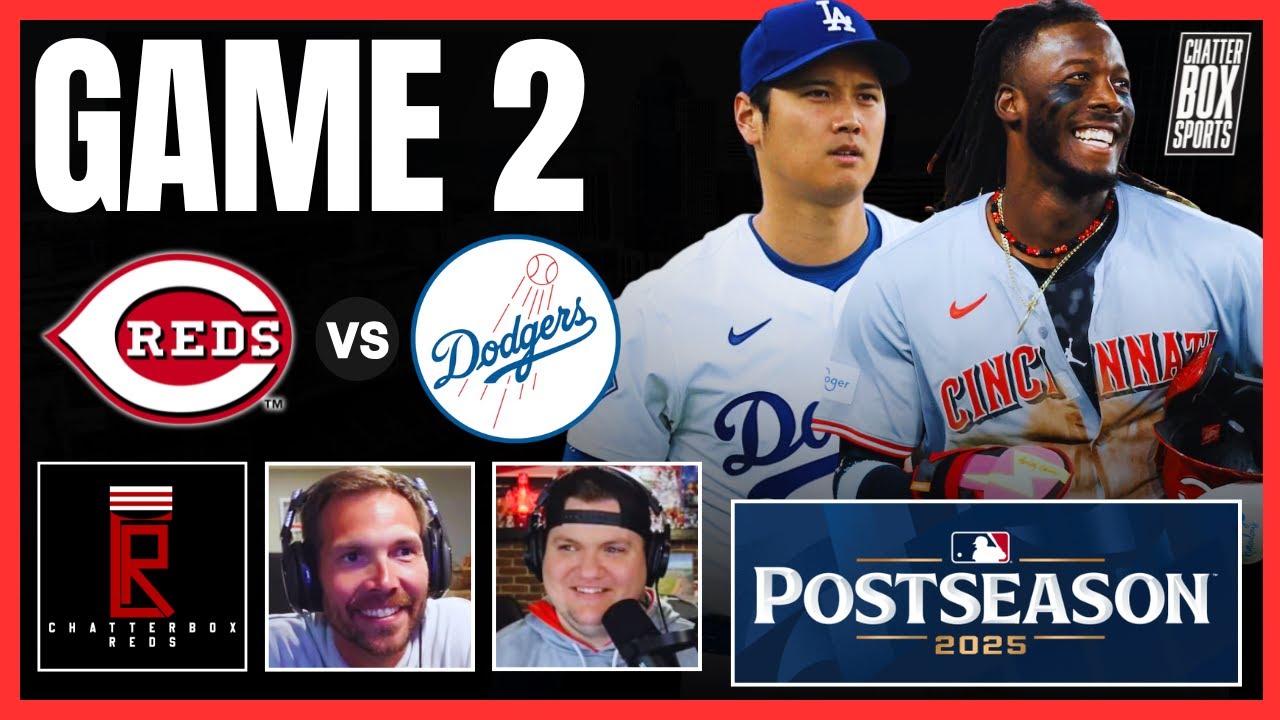 Cincinnati Reds at Los Angeles Dodgers FULL GAME MLB Playoffs LIVE Stream, Reaction, Scoreboard