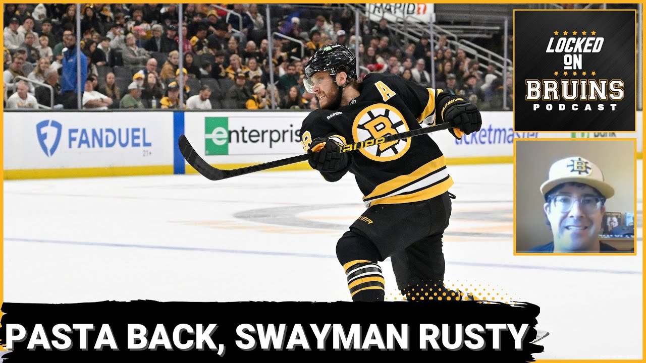 Boston Bruins DRESS REHEARSAL: Pastrnak Shines, Swayman Rusty, Kuraly Scores Emotional Goal