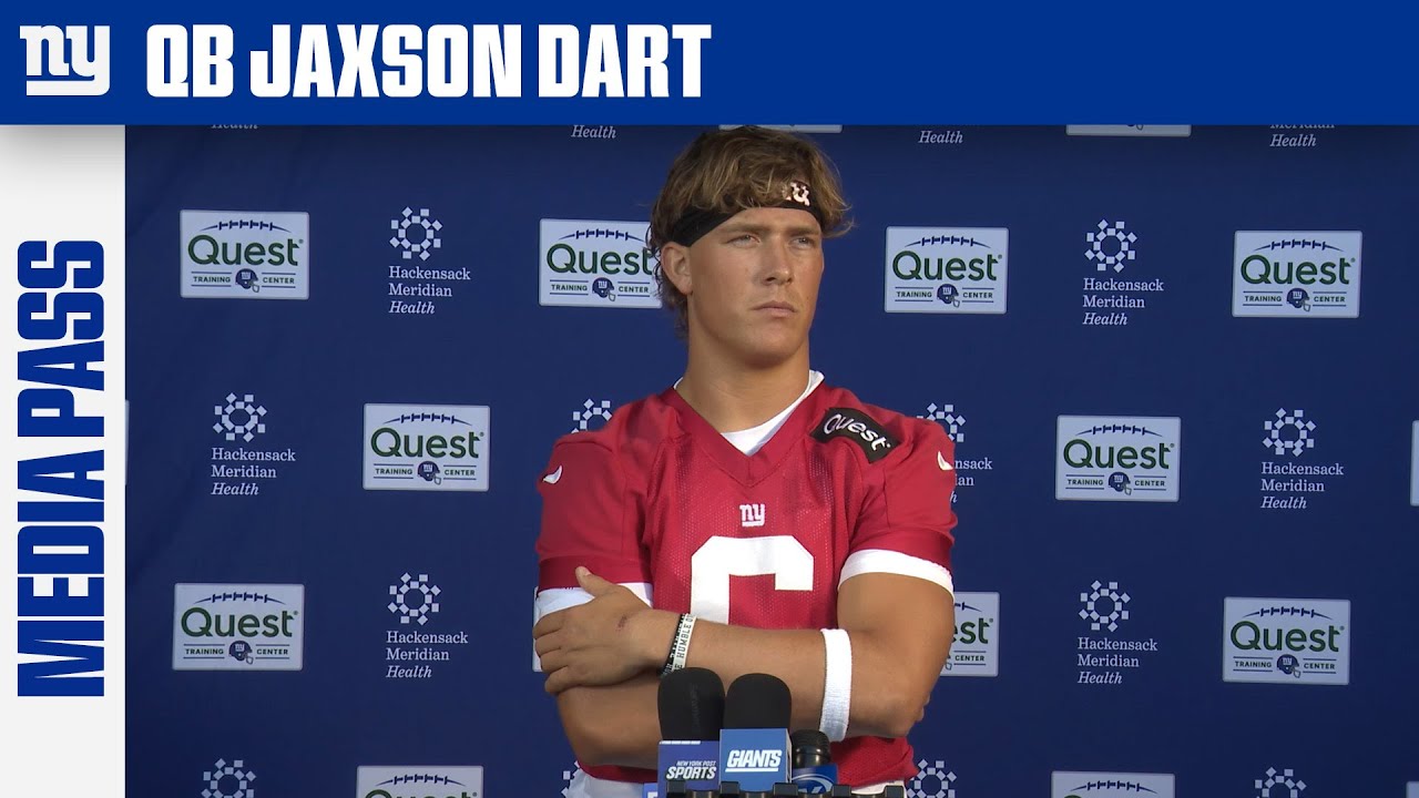Jaxson Dart on Preparing For First Road Start | New York Giants