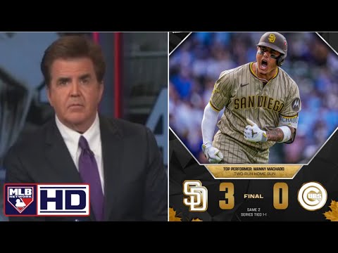 MLB Network | Brian Kenny BREAKDOWN San Diego Padres beat Chicago Cubs 3-0 Game 2, series tied 1-1