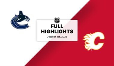 NHL Preseason Highlights | Canucks vs. Flames | October 01, 2025