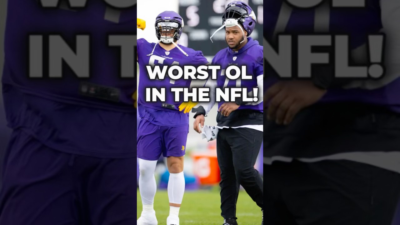 Vikings Offensive Line Is A MAJOR PROBLEM! #shorts #minnesotavikings
