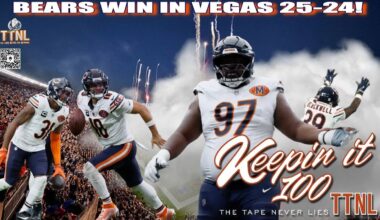 Chicago Bears 25 Vegas Raiders 24! | TTNL Network - Keepin It 100