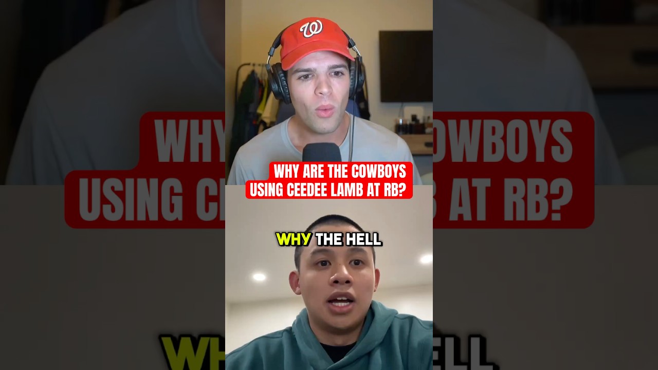 WHY ARE THE COWBOYS USING CEEDEE LAMB AT RB?? #dallascowboys #ceedeelamb #shorts